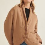A Solid Woven Jacket