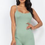 Sexy Backless Cami Romper