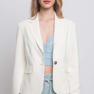 Single Button Closures Vertigo Blazer