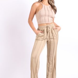 Pin Tuck Detailed Lounge Set