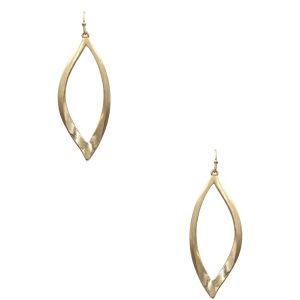 Metal Teardrop Dangle Earring