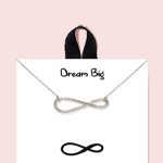 18k Gold Rhodium Dipped Dream Big Necklace