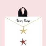 18k Gold Rhodium Dipped Sunny Days Pendant Necklace