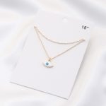 Eye Charm Layered Necklace