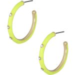 Color Metal Hoop Earring