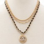 Double Circle Layered Necklace