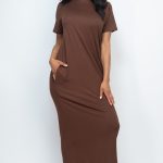 Side Pocket Tee Dress