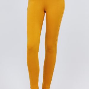 Mid-Rise Ponte Pants